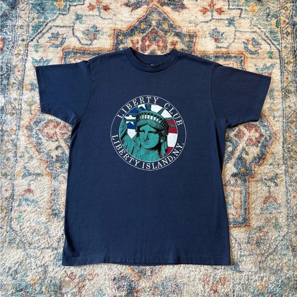 Vintage Other - Vintage 80s Liberty Club Lady Liberty New York T-shirt Large